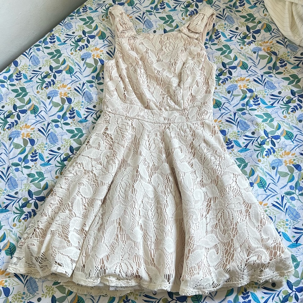 City Triangles fit and flare dress